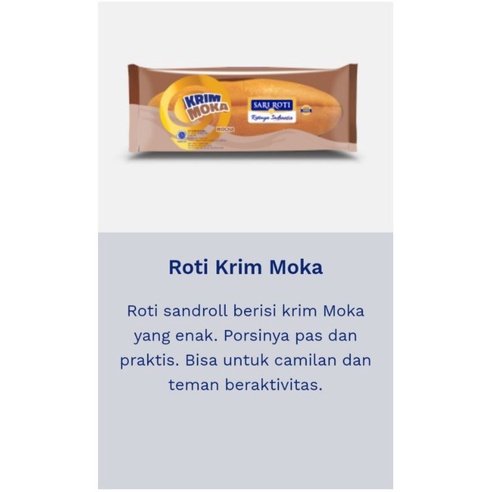 

Sari Roti Cream