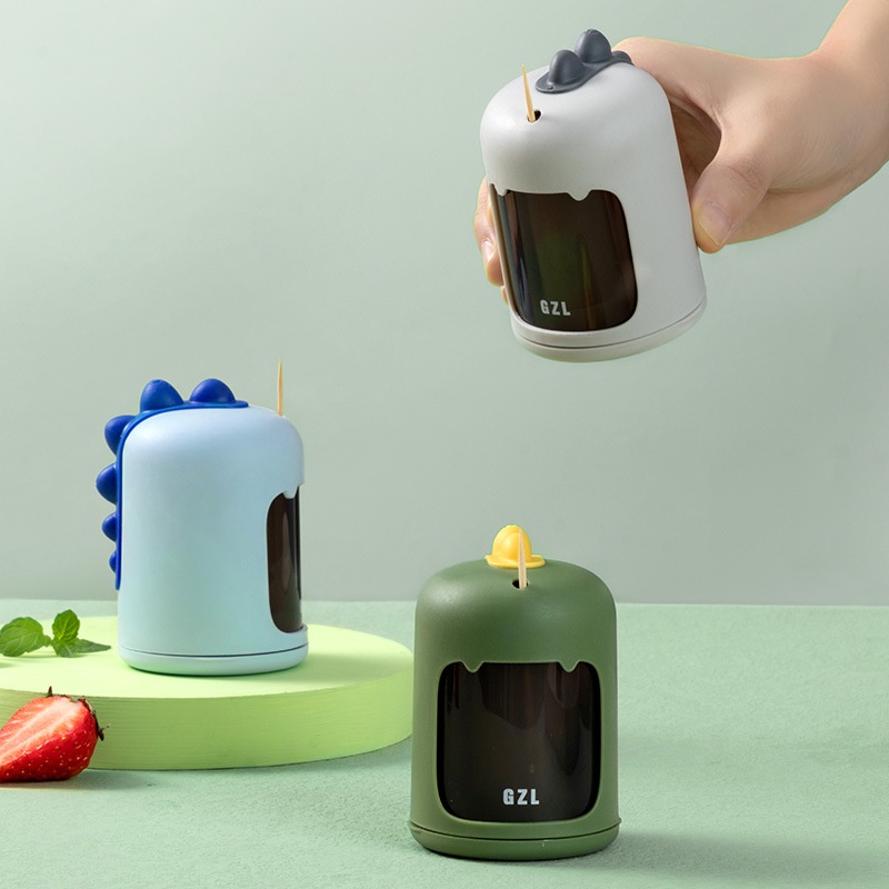 Kotak Penyimpanan Tusuk Gigi Otomatis Untuk Meja Makan