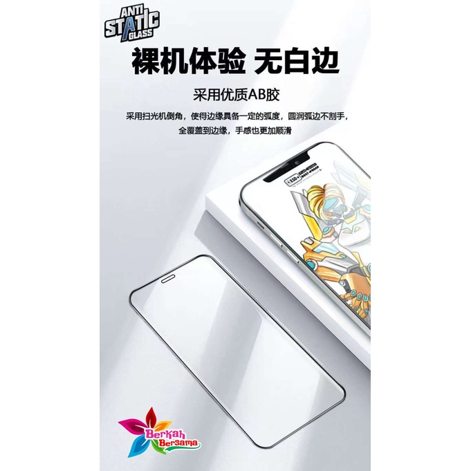 ANTI STATIC TEMPERED GLASS TG ANTI GORES KACA BENING KUALITAS IMPORT JAPAN FOR IPHONE X XR XS XS 11 11PRO 11 PRO MAX 12 12PRO 12 PRO MAX 13 13PRO 13 PRO MAX 14 14+ PLUS 14PRO 14 PRO MAX 15 15+ 15 PRO 15 PROMAX  BB7381