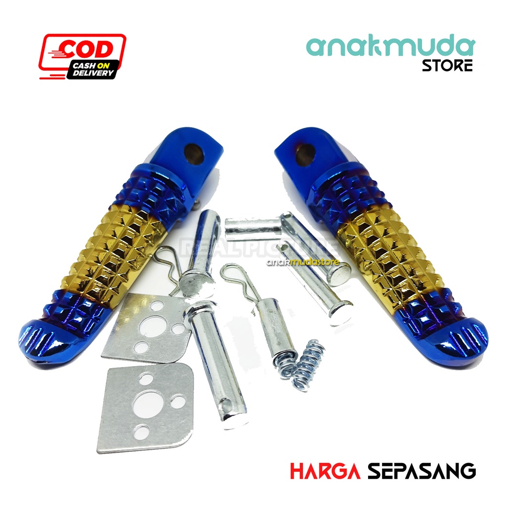 (FB02) Footstep step Belakang Motor CNC Step Pijakan Boncengan Kaki Belakang Aksesoris Variasi Motor