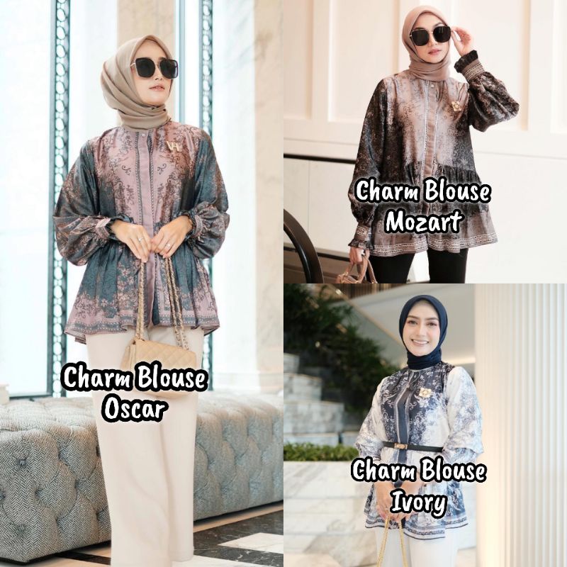 Tudejul Charm Blouse by Vanilla Hijab