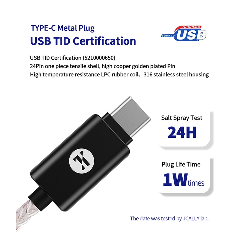 JCALLY JM80 ES9280AC Pro HiRes Audio Dongle 32 bit 768Khz DSD512