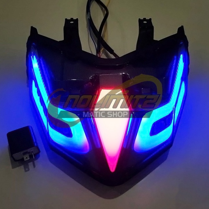 Stoplamp JPA Lampu Rem Belakang Variasi LED JPA 3 in 1 Honda Vario 125 150 2018 UP
