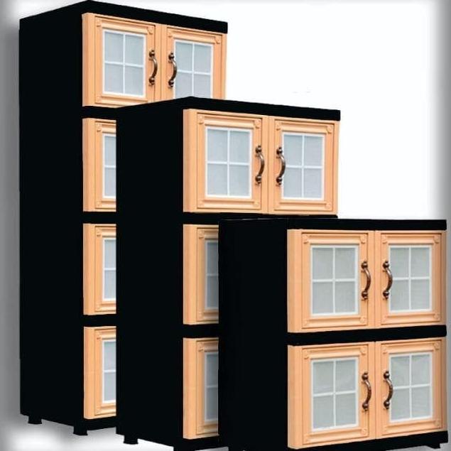 

lemari pakaian plastik lemari laci napolly STB 400 stock ready