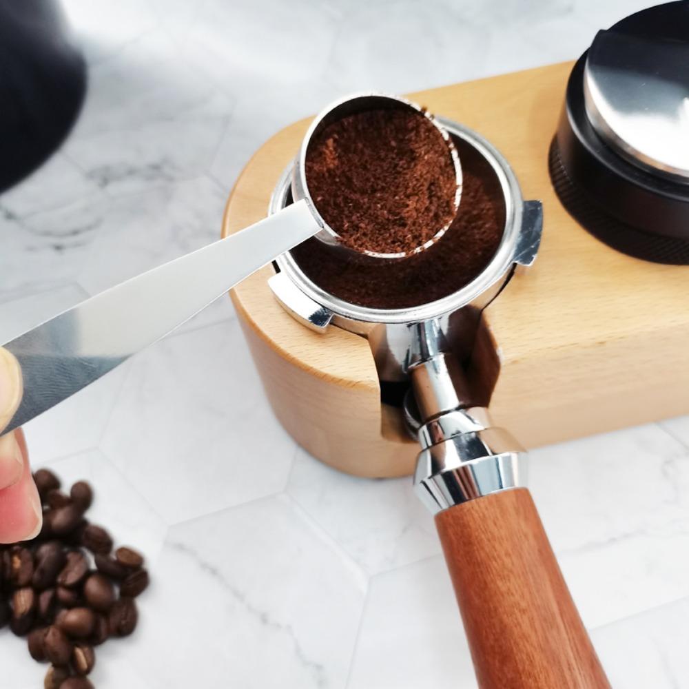 Top Sendok Kopi 2in1 Portable Stainless Tamper Spoon