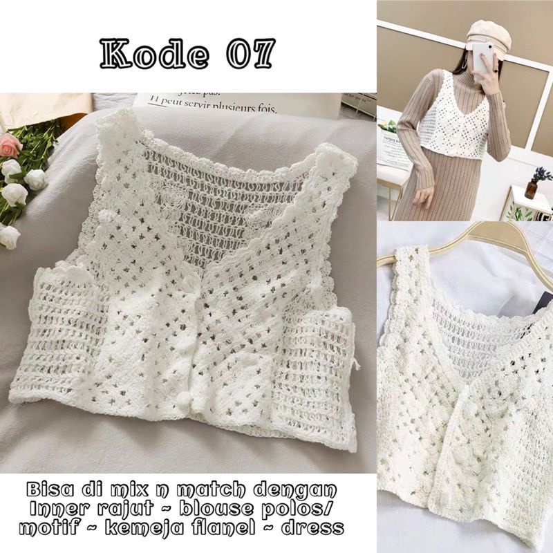 VEST CANDY OUTER IMPORT - VEST WANITA KOREA