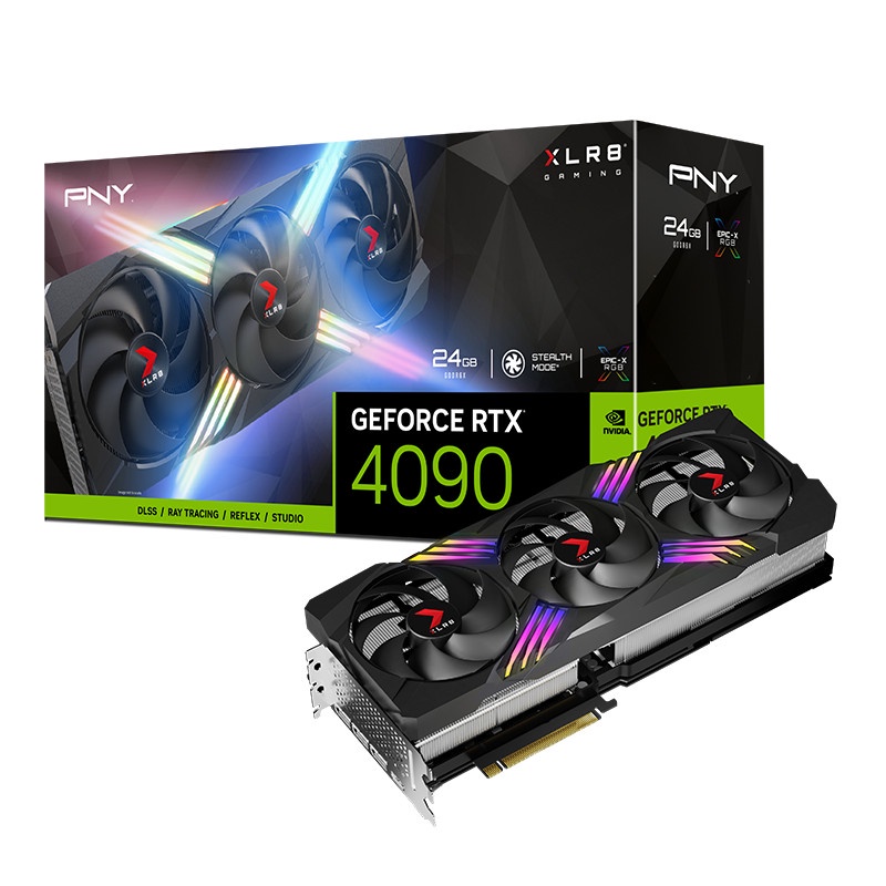 PNY GeForce RTX 4090 24GB XLR8 Gaming VERTO EPIC X RGB Triple Fan