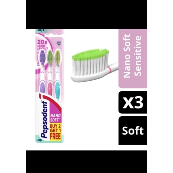 Pepsodent nano soft sensitive isi 3