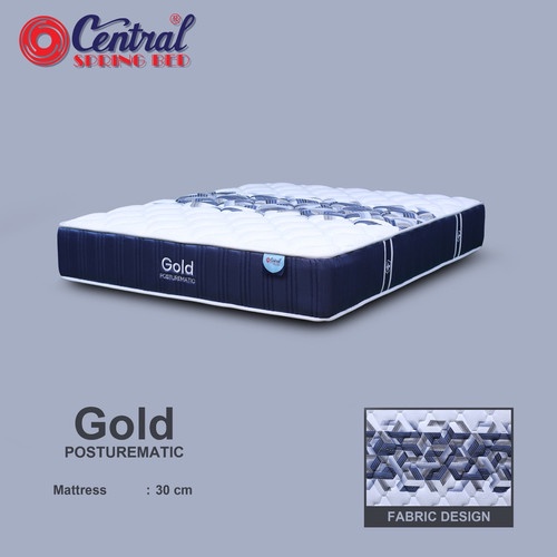 Kasur Springbed Central Gold Posturematic 90 100 120 160 180 200 SOLO