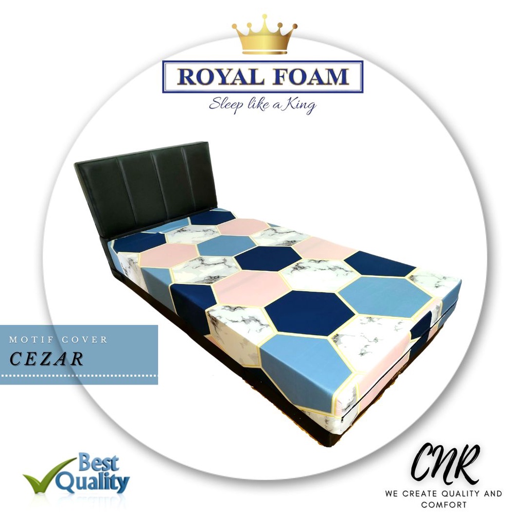 Kasur busa tidur single uk.120x200x20cm, untuk 1 -2 orang dewasa,Royal Foam garansi 10thn, foam teba