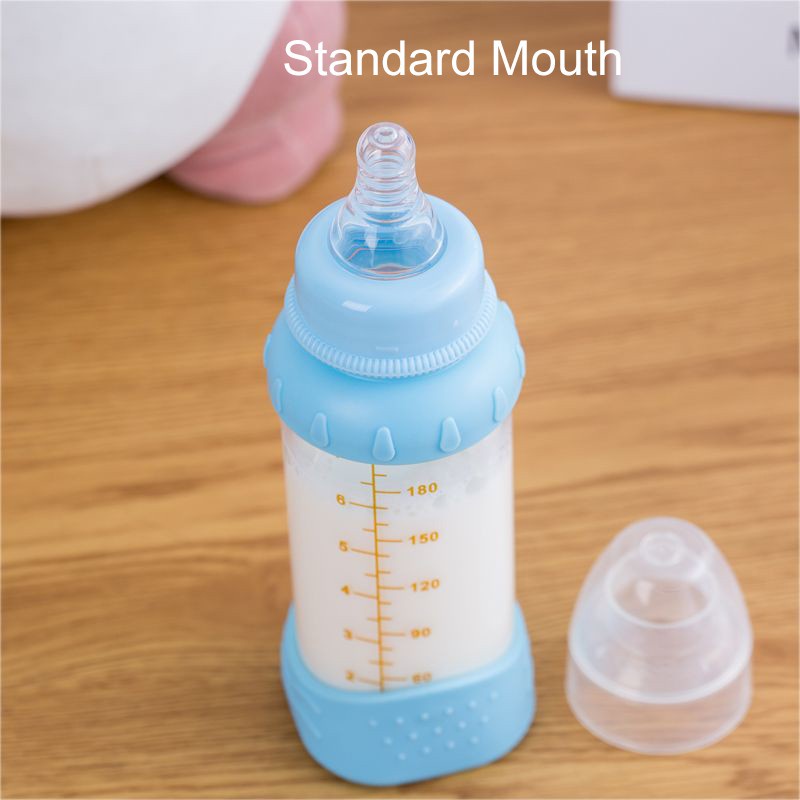 Pigeon Dot Botol Bayi Standar Leher Bayi Nipple Peristaltik Botol Susu Standar XNZ