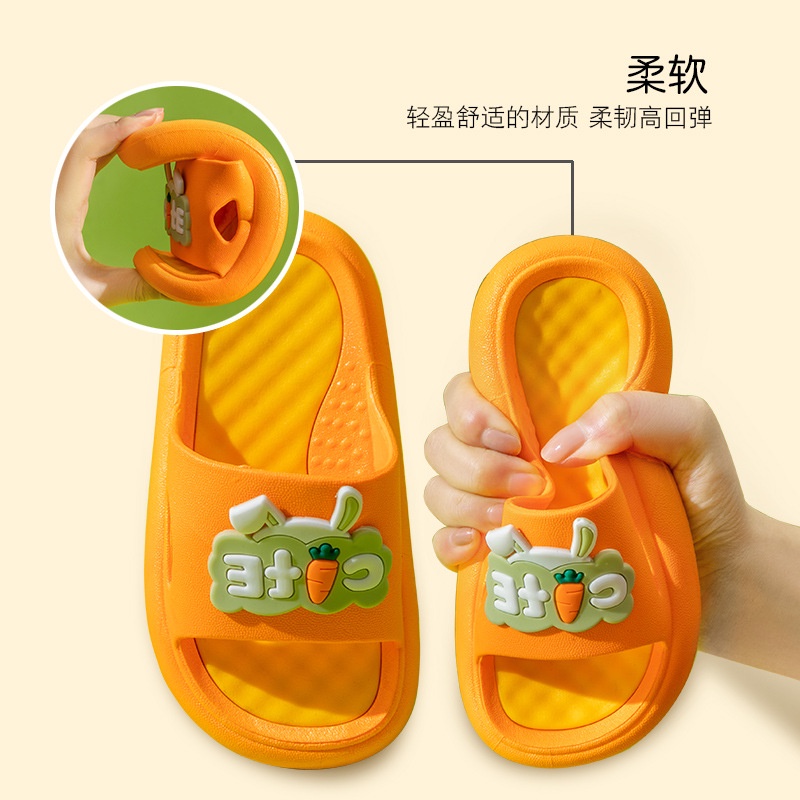 LittleAaron CUTE CARROT Sandal Anak Laki Laki Bahan Karet Model Lucu 2-6 Tahun Sport Termurah Sendal Bayi Anak Cewek Cowok