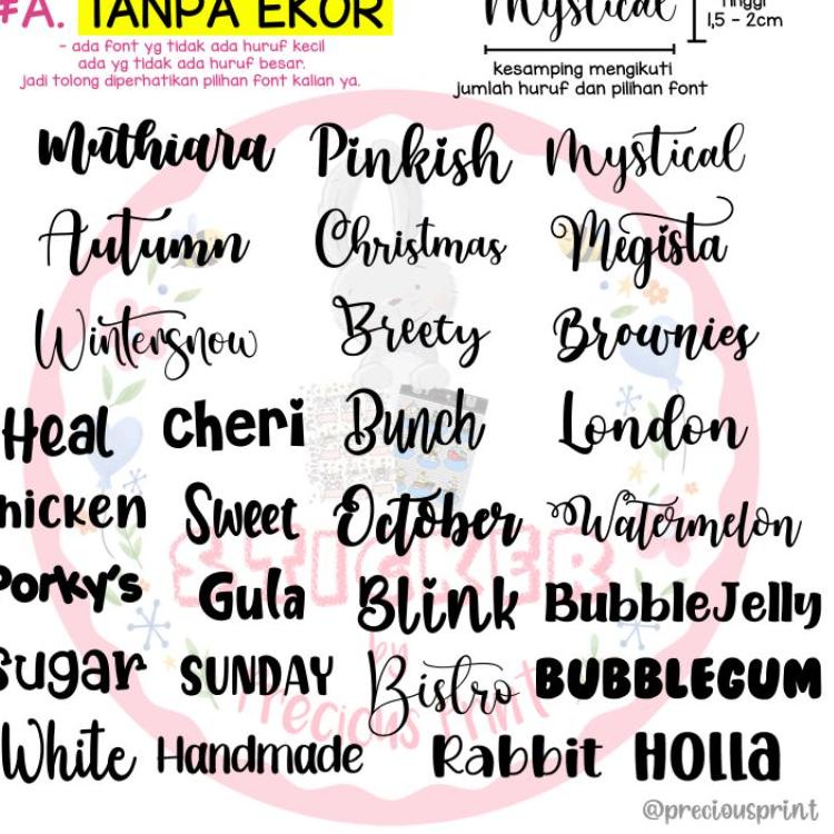 

ス PREMIUM ROSEGOLD SERIES 1pc sticker nama ㅈ