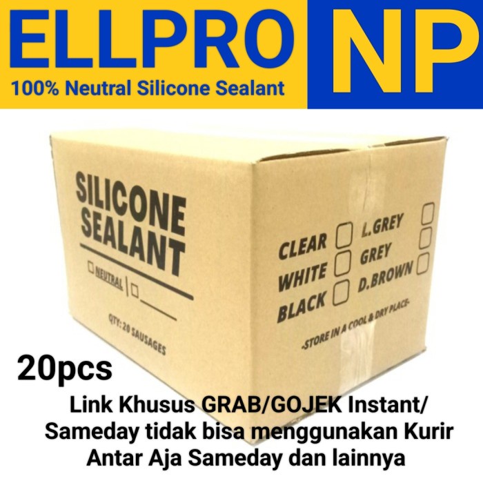 Jual Lem Sosis Kaca Acp Ellpro Np Netral Plus Dus Pcs Khusus Grab Gojek Shopee Indonesia