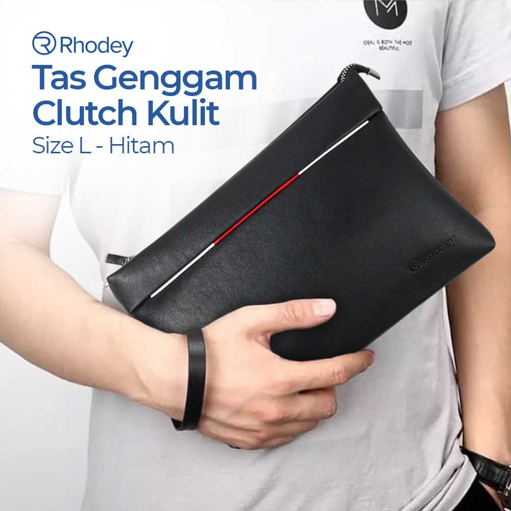 Rhodey Tas Genggam Dompet Kulit Clutch Bag Size Large