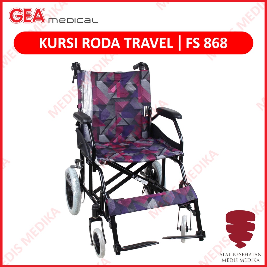 Kursi Roda Semi Traveling Alat Bantu Jalan Wheelchair Wheel Chair