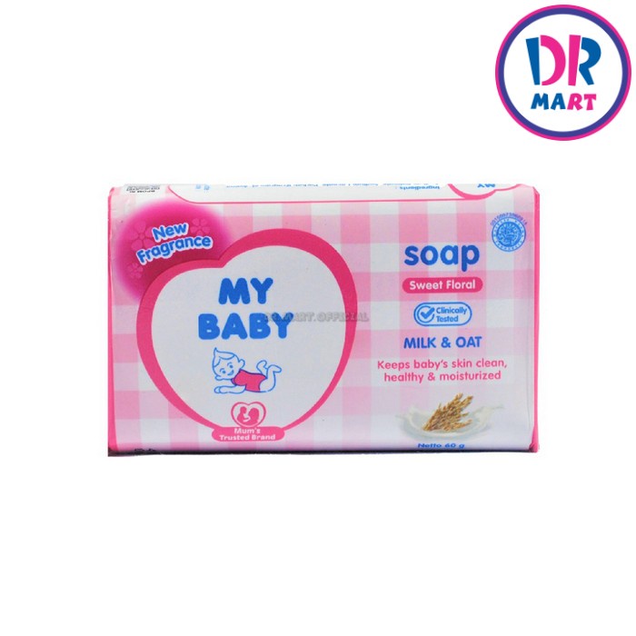My Baby Bar Soap Sweet Floral Sabun Mandi Bayi - 65gr