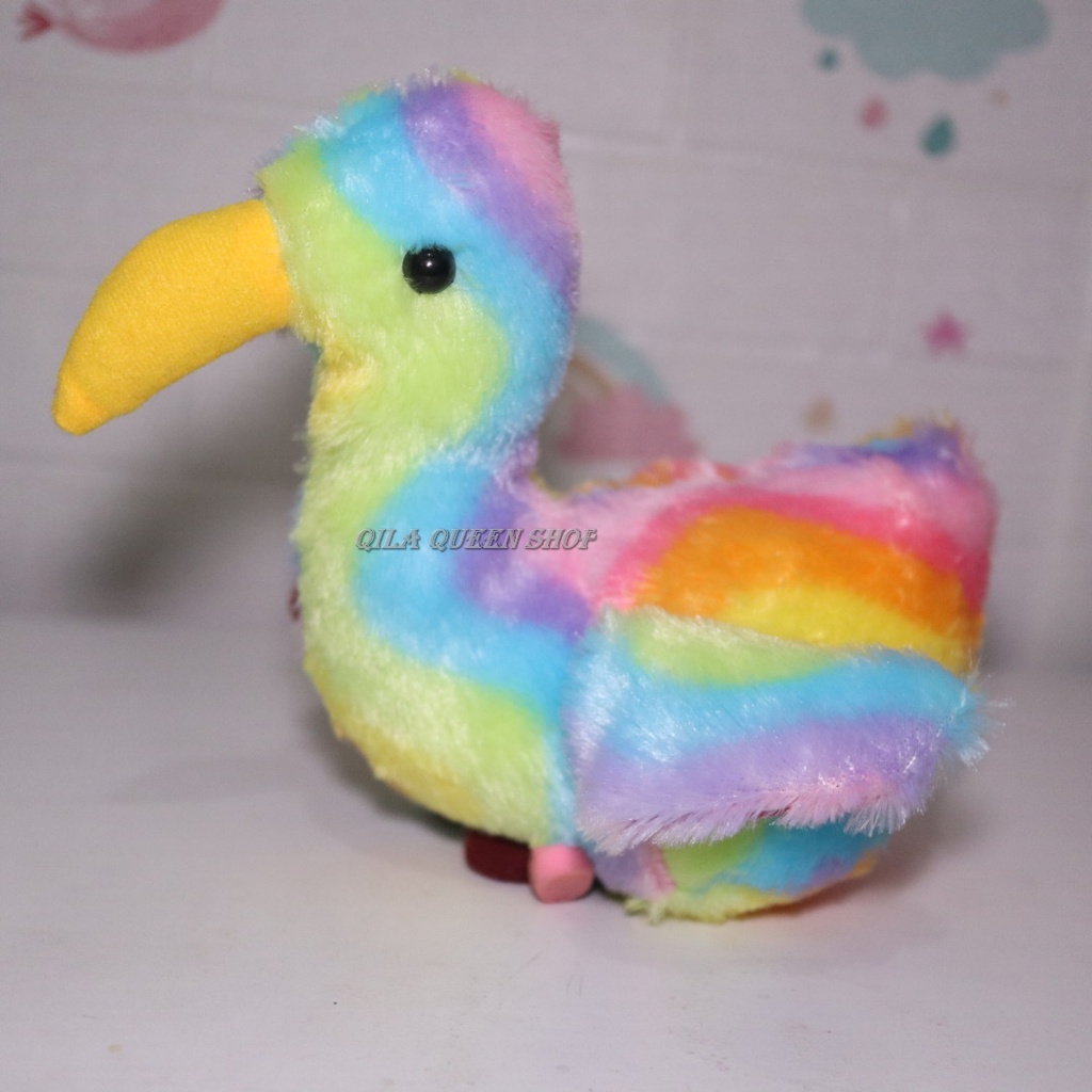 boneka angsa PELANGI, RAINBOW mura  terlaris bisa cod,bebek,hewan,mainan