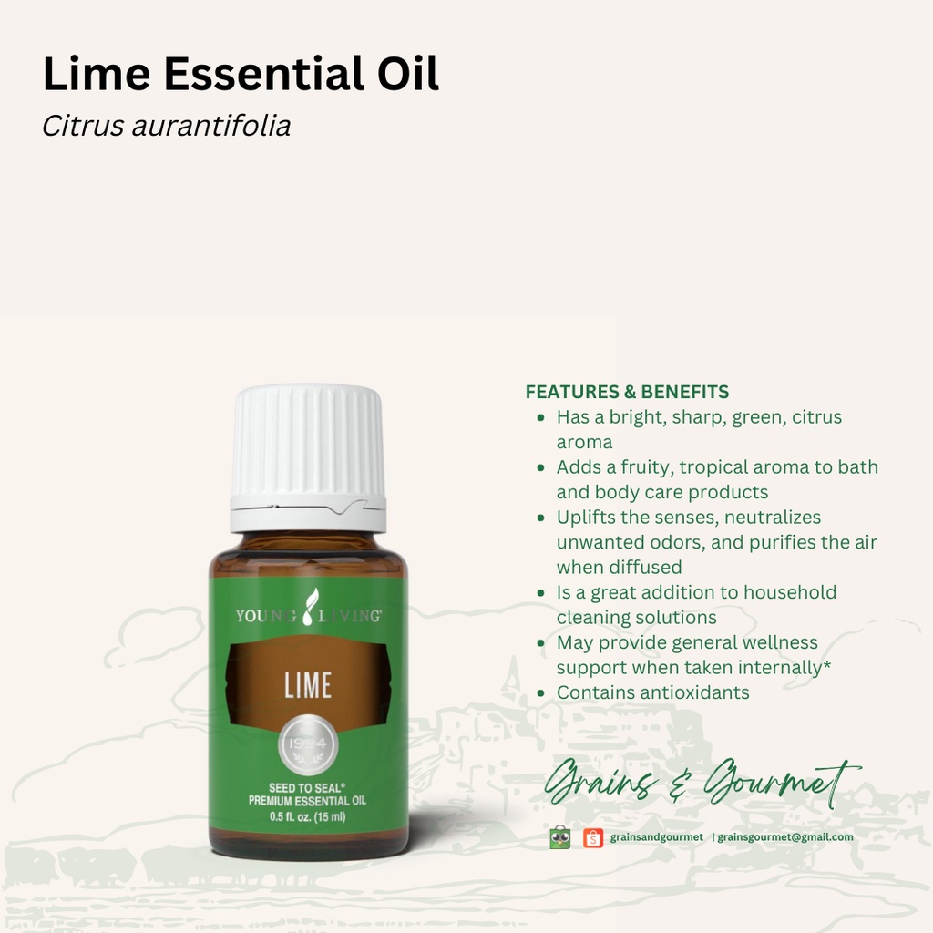 Young Living/ YL - Lime EO / Essential Oil