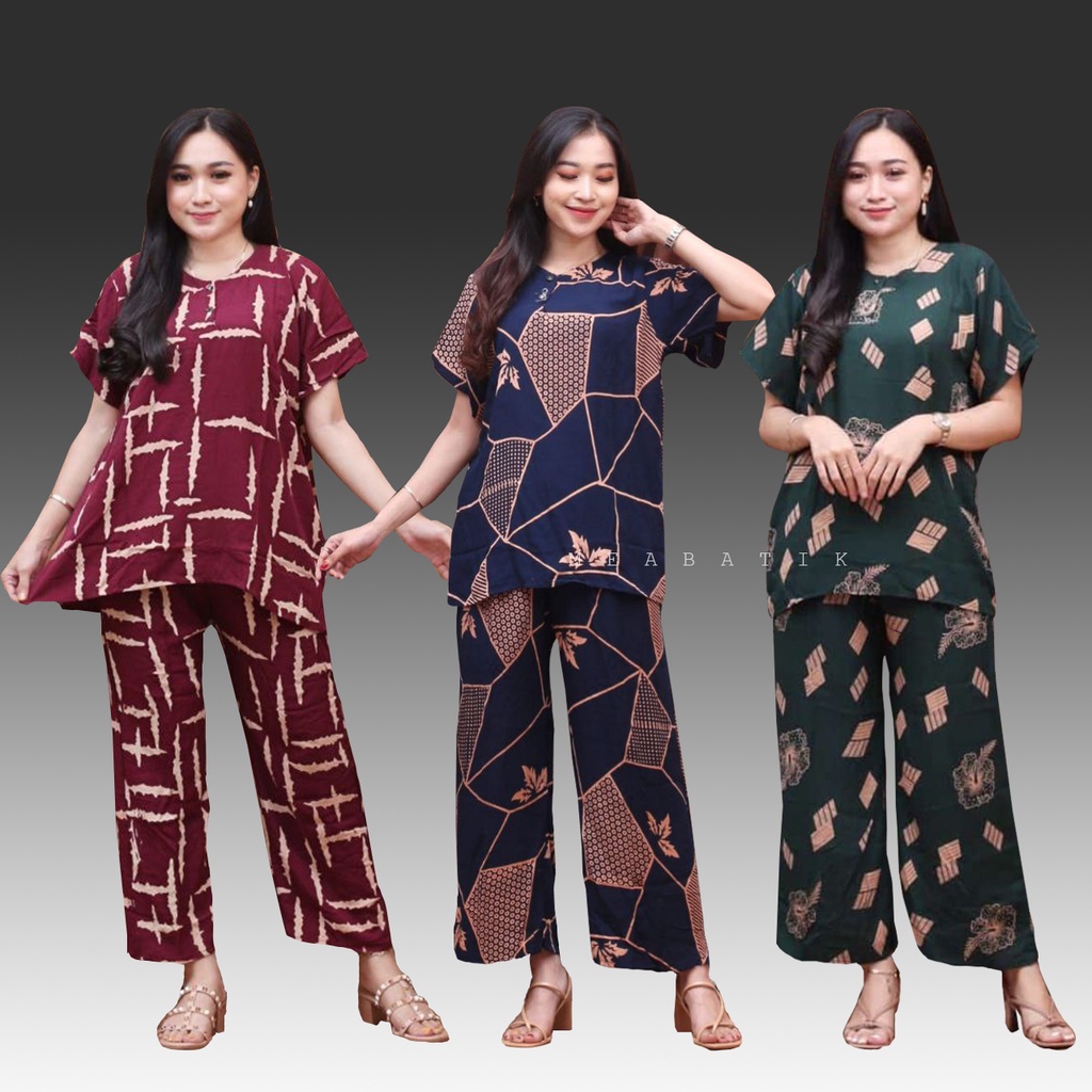 SETELAN RAYON BUSUI LD100-105 TERLARIS  ONE SET / BAJU SETELAN RAYON WANITA KEKINIAN