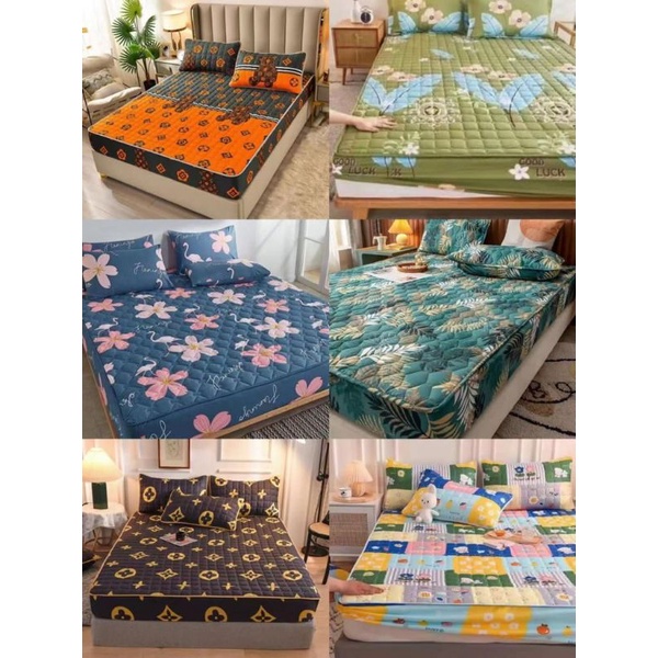 SPREI WATERPROOF Anti air Sprei Sultan Anti Ompol UKURAN 180x200 TINGGI 30 cm