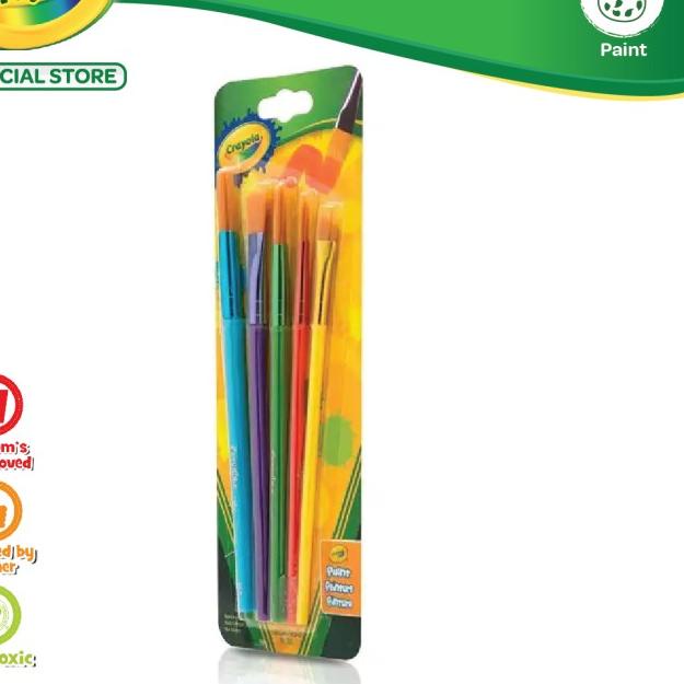 

Crayola Paint Brush - 5pcs