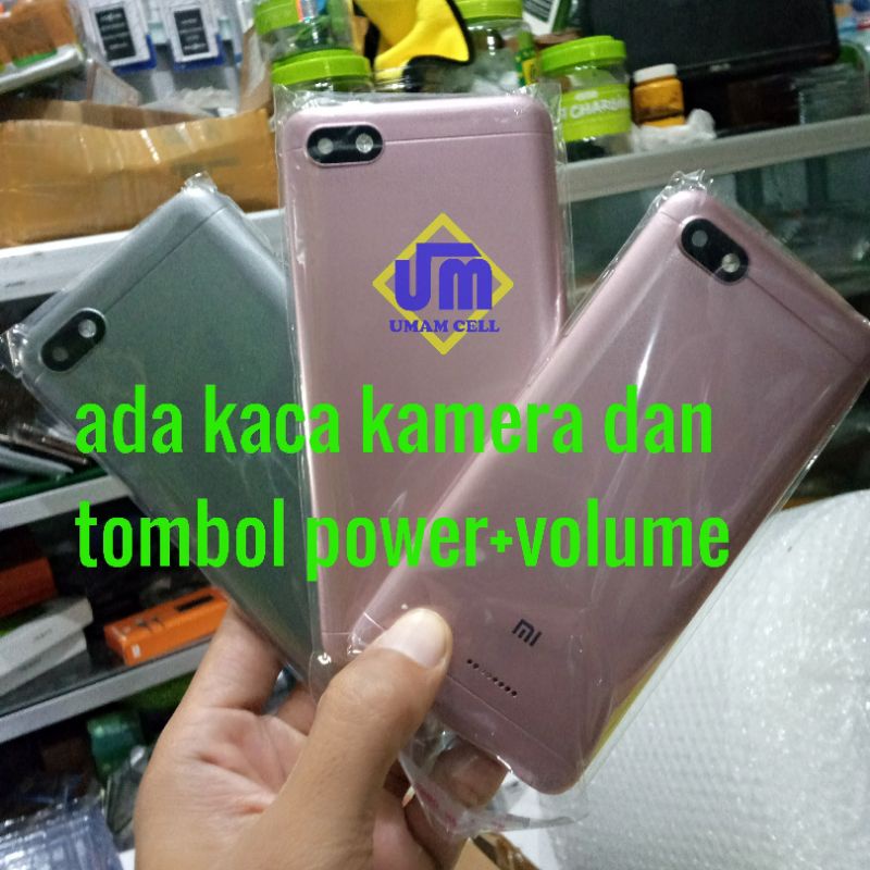 backdoor back cover xiaomi redmi 6a single sim