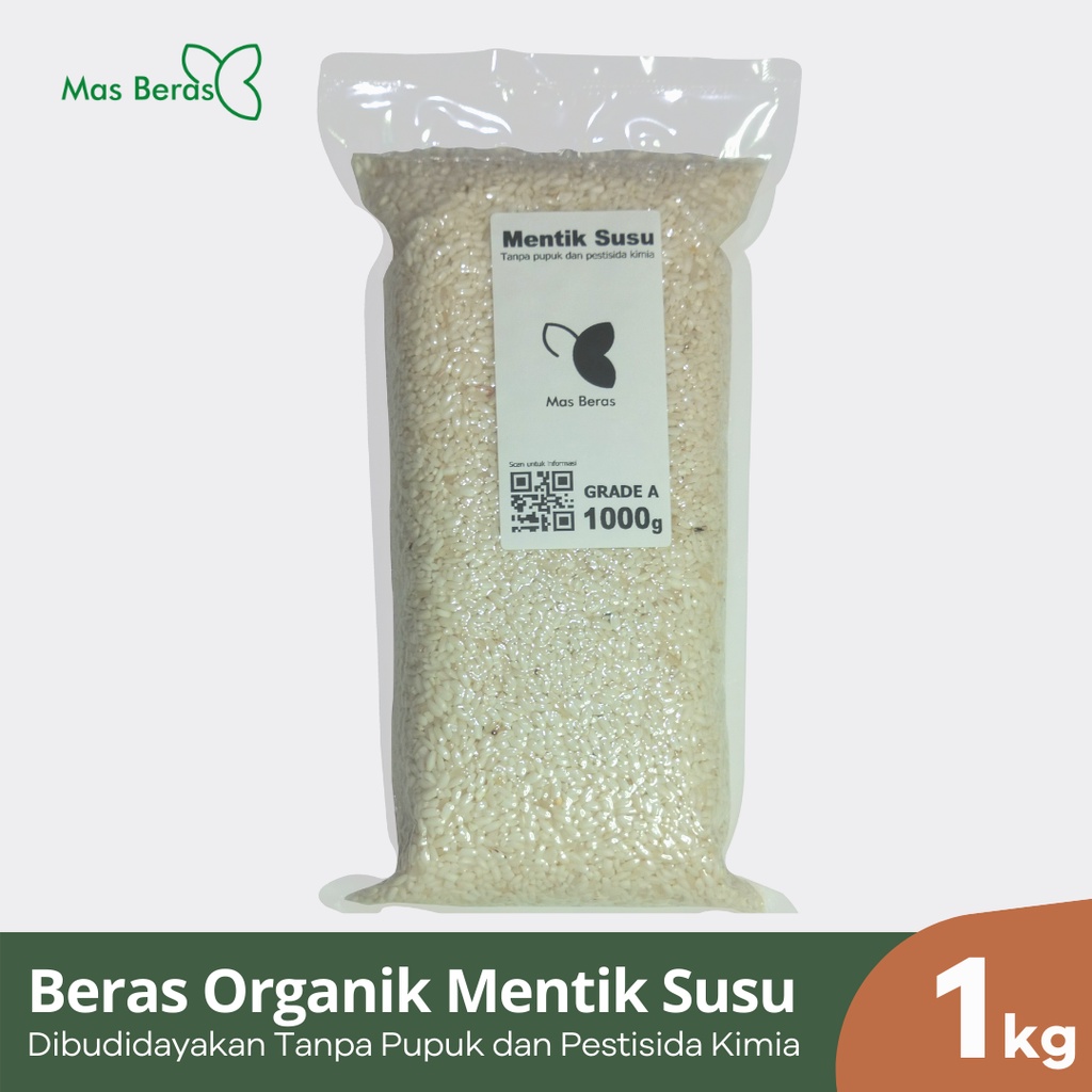 Beras mentik susu organik sehat dari MasBeras 1 kg