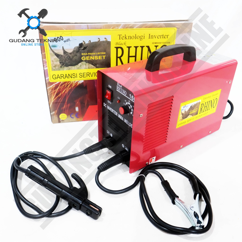 Mesin Las RHINO 160 A / Mesin Trafo Travo Las Listrik  Inverter MMA 160A RHINO