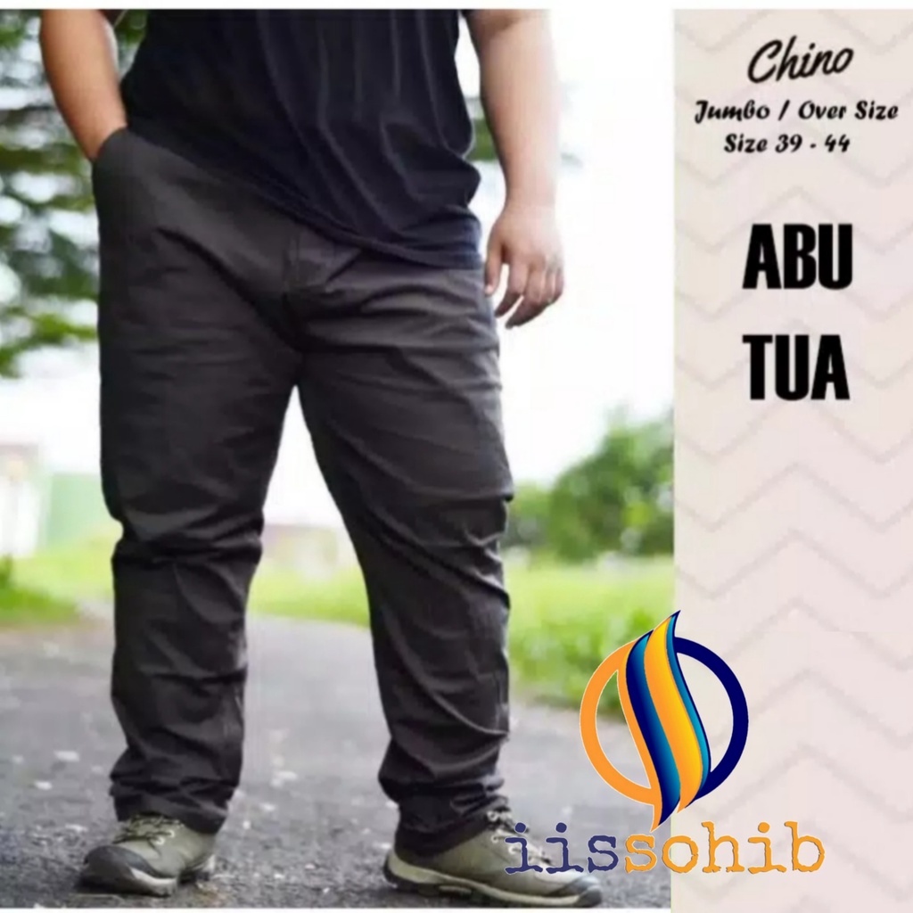 BIG SIZE/JUMBO 39-44 CELANA CHINOS PANJANG STANDAR/REGULER | CELANA JUMBO PRIA BIG SIZE