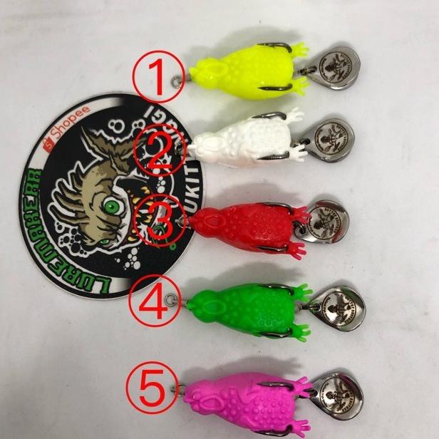 Lure boytep hen frog 3,7cm/7,9gr soft frog boytep hen frog asli