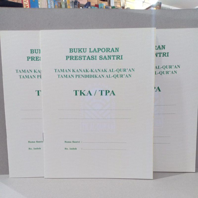 Buku Raport TkA/TPA Kuning A5