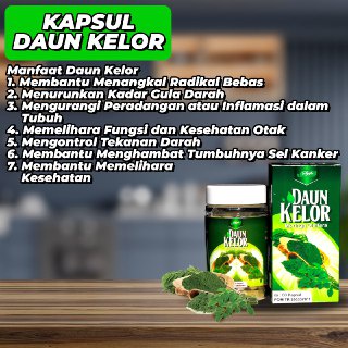 Kapsul Ekstrak daun kelor Moringa Oliefera Syifa Herbal - Daun Kelor Moringa Oleifera 60 Kpsl