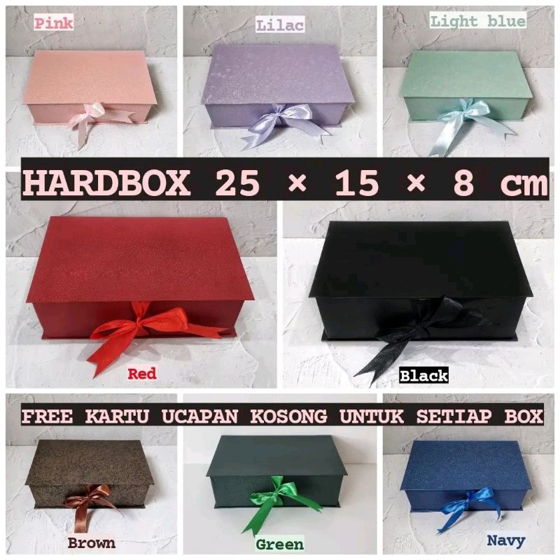

BOX HAMPERS 25X15X8 / KOTAK KADO / GIFT BOX / HARDBOX