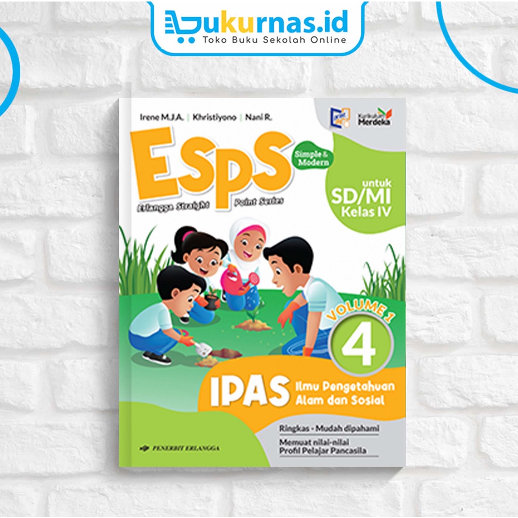 Jual Buku Esps Ipas Sd Mi Kelas Vol Kurmer Erlangga Shopee