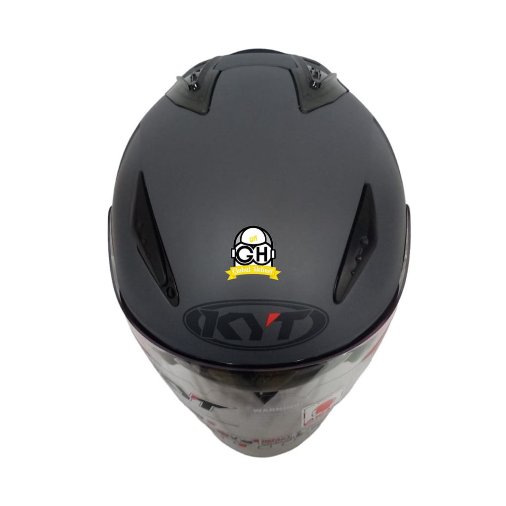 HELM KYT GALAXY SLIDE FLAT R SOLID MATT GORILLA GREY POLOS FLAT VISOR