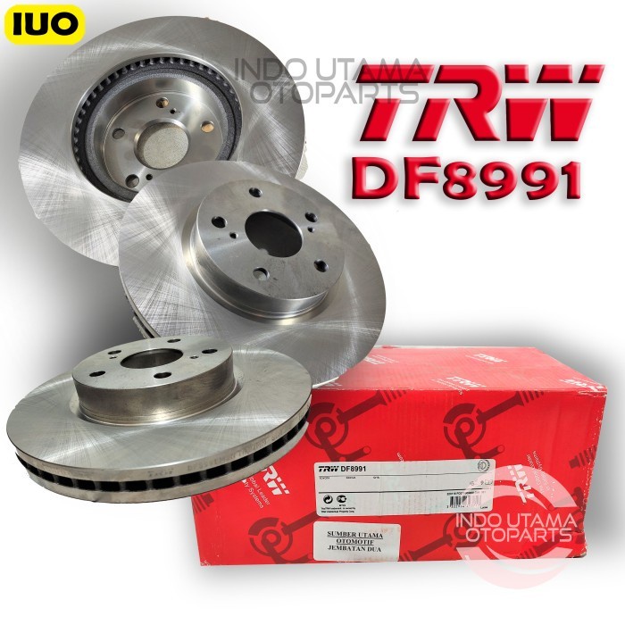 Piringan Rem Cakram Depan Hilux Revo 2016 (2pc) Disc Brake TRW DF8991