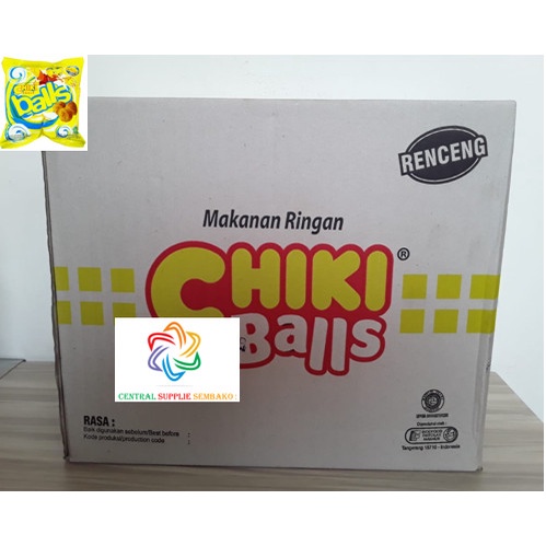 

Chiki Ball Chiki Snack Renceng [10gram /60pcs /1 karton ]