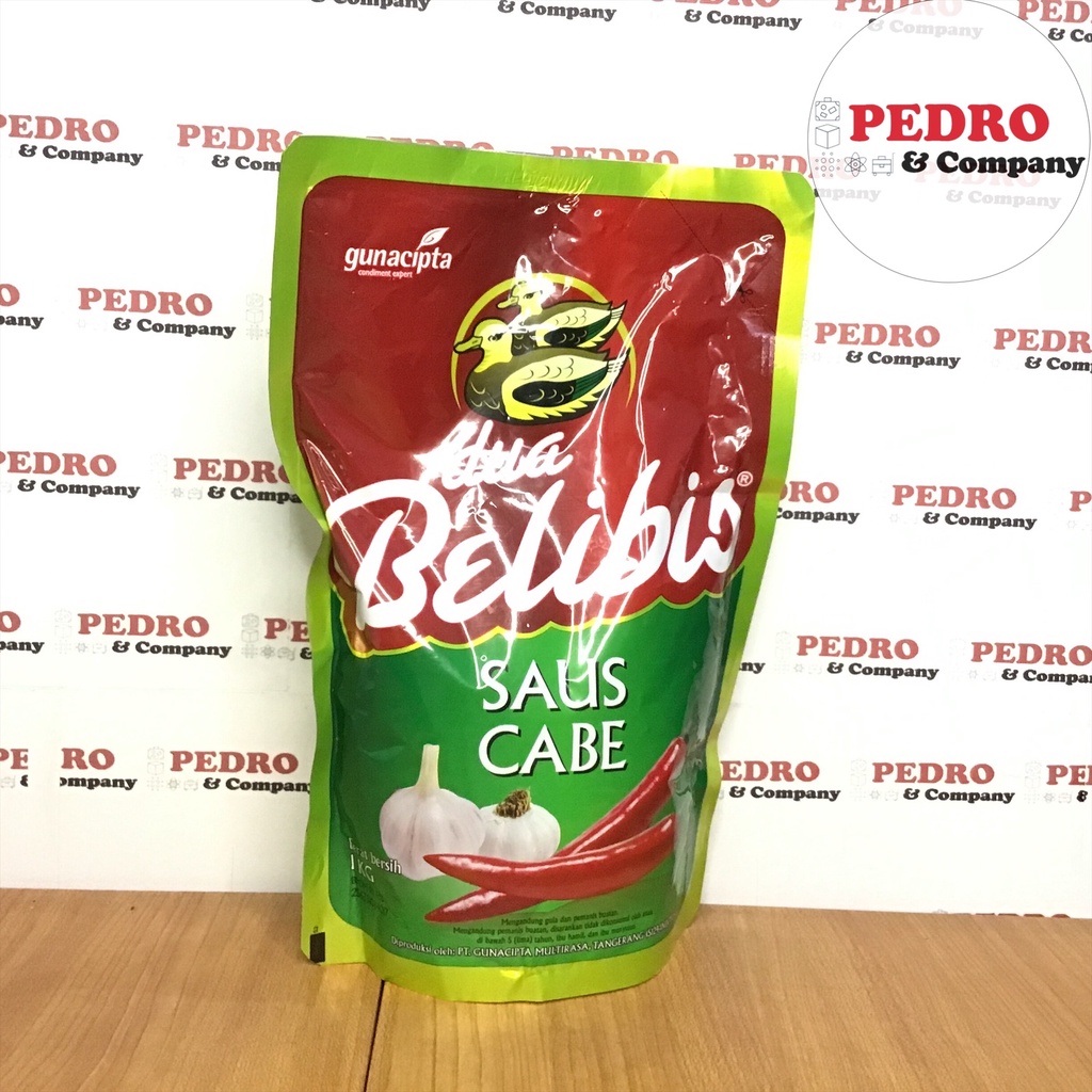 

Dua Belibis Saus cabe/ chili hot sauce (1 kg) refill packaging