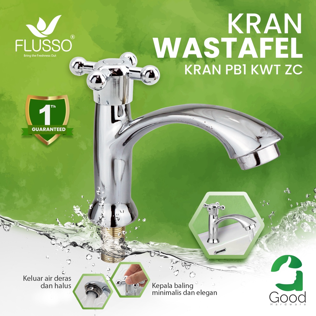 Jual Flusso Kepala Keran Kran Air Aer Dapur Kitchen Sink Wastafel Westafel Washtafel Westapel 0638