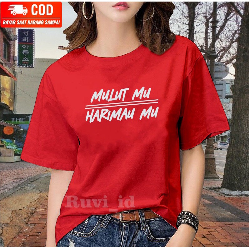 Ruvi_id-KAOS DISTRO / BELI 3 GRATIS HEADSET EXTRA BAS / KAOS KEREN KEKINIAN / KAOS WANITA / KAOS PRIA / KAOS OBLONG / BLUS / T-SHIRT / KAOS WANITA KOREAN STYLE / ATASAN WANITA DEWASA / ATASAN REMAJA / KAOS OVERSIZE / KAOS IMPORT / KAOS MURAH