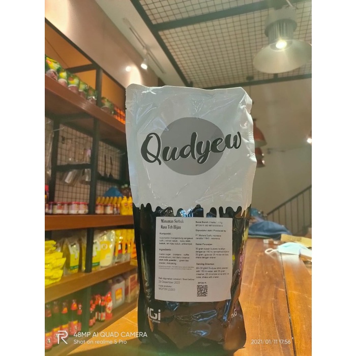 

QUDYEW TEH HIJAU POWDER 1 KG