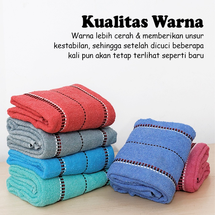 Handuk Mandi Tebal Bahan 100% Polyester Handuk Microfiber Handuk Mandi Dewasa Ukuran 140cm X 70cm Handuk Mandi Polos H12-K