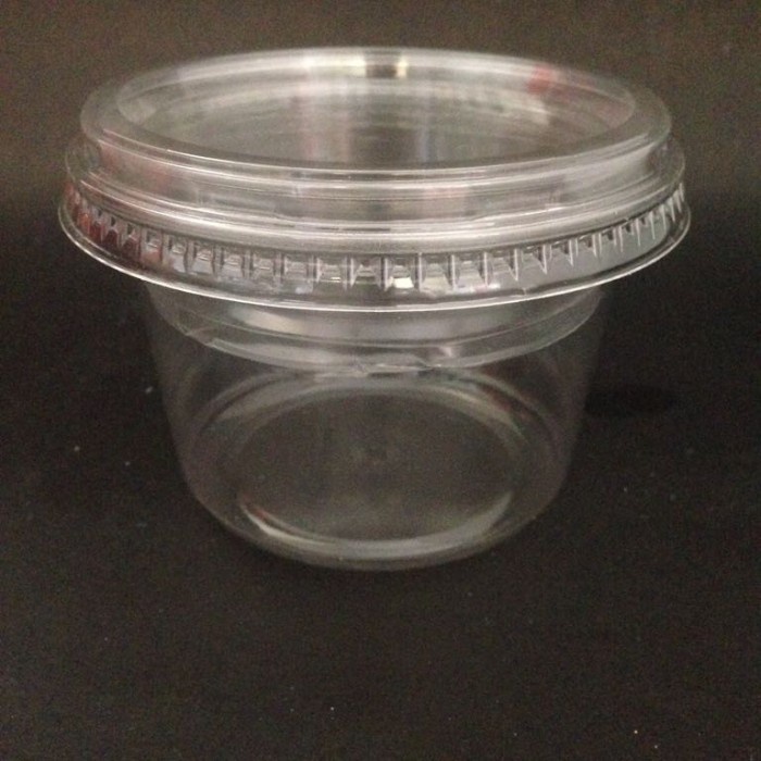 Cup Puding 3in1: Cup 290ml + Inner Tray 150ml + Flat lid