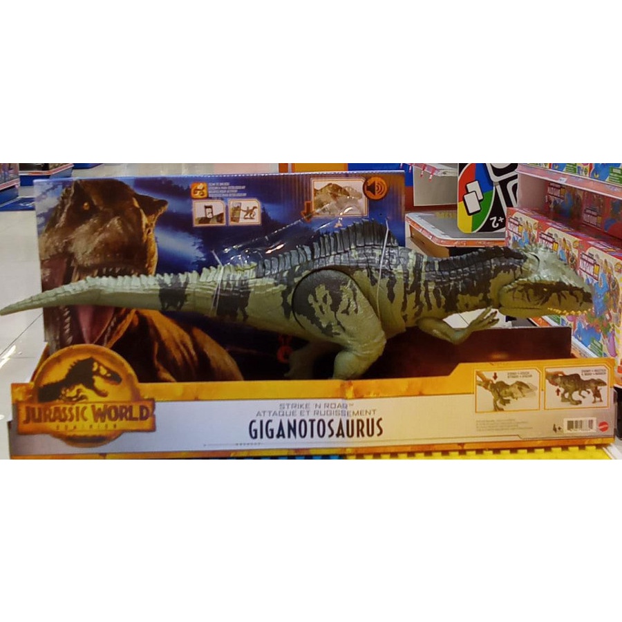 Sale: Jurassic World Dominion Strike n Roar Giganotosaurus Mattel Ori