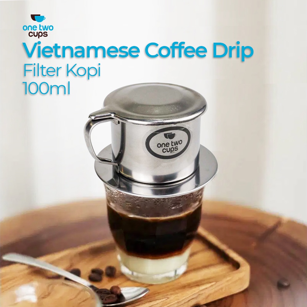 Vietnam Drip Stainless Dripper Kopi / Vietnam Drip Saringan Kopi Stainless Coffee Maker Vietname Drip 50ml 100ml