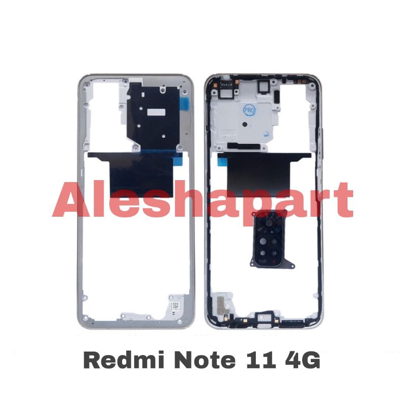 Bezel/Frame Tengah/Middle Frame Xiaomi Redmi Note 11 4G