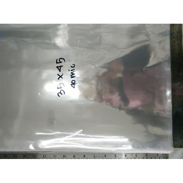 

35 x 45 cm Plastik OPP TEBAL Double Seal (100 lbr) (lem/seal)