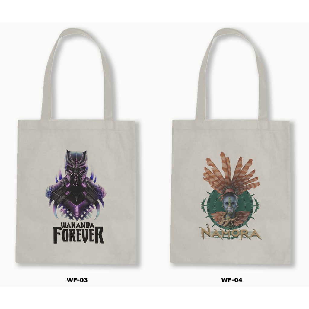TOTE BAG BLACU  - WAKANDA FOREVER / BLACK PANTHER / MARVEL