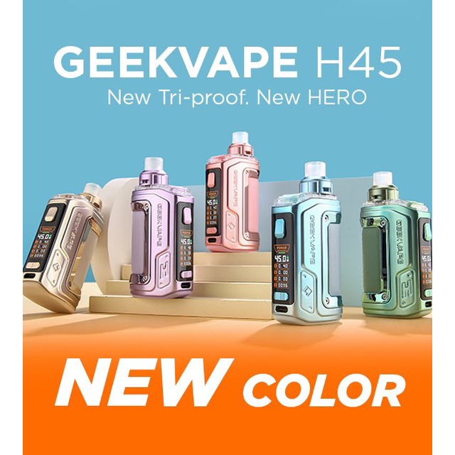 Jual GeekVape H45 Aegis Hero 2 45W 1400mAh Pod Kit Authentic | Shopee Indonesia